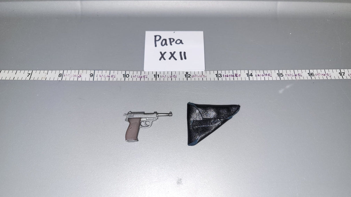 1/6 Scale WWII German Pistol and Holster