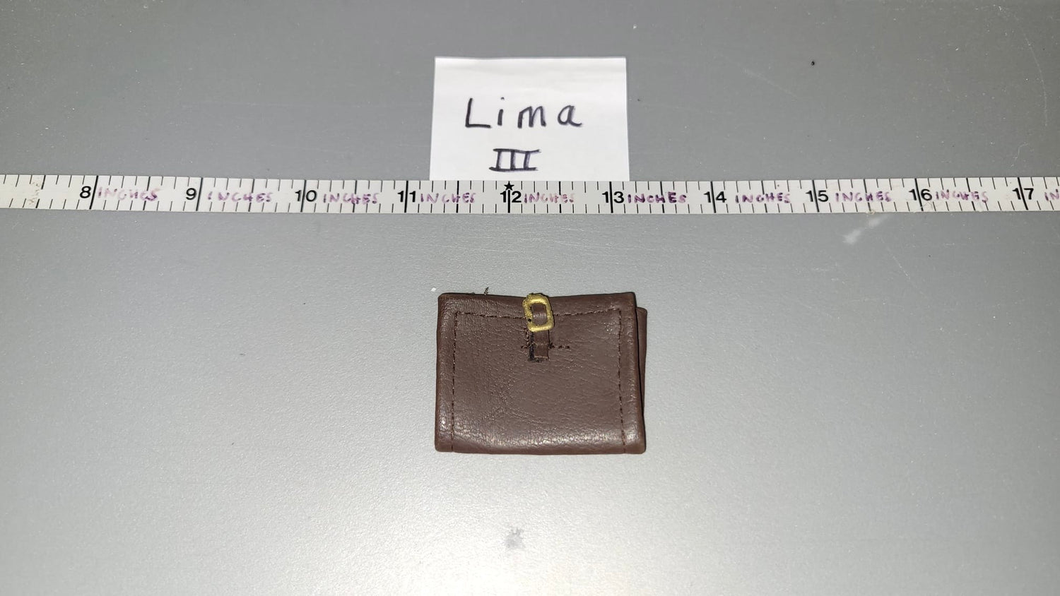 1:6 Scale WWII German Leather Map Portfolio