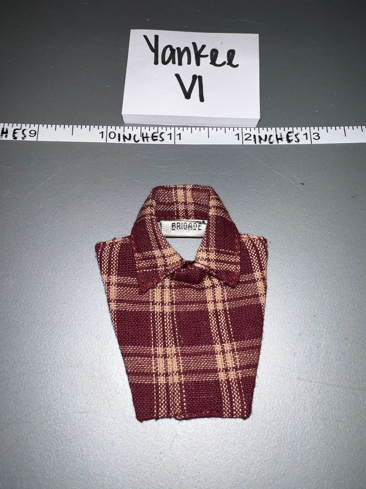 1/6 Scale WWII German Kriegsmarine Flannel Shirt Dickey-