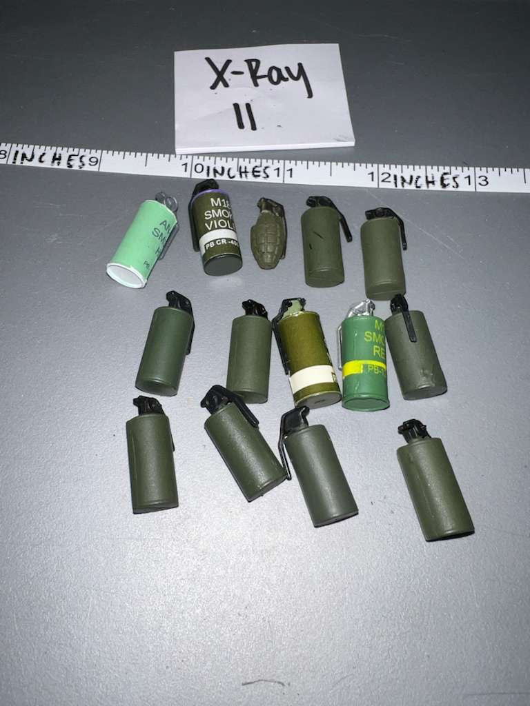 1/6 Scale WWII US Grenade Lot