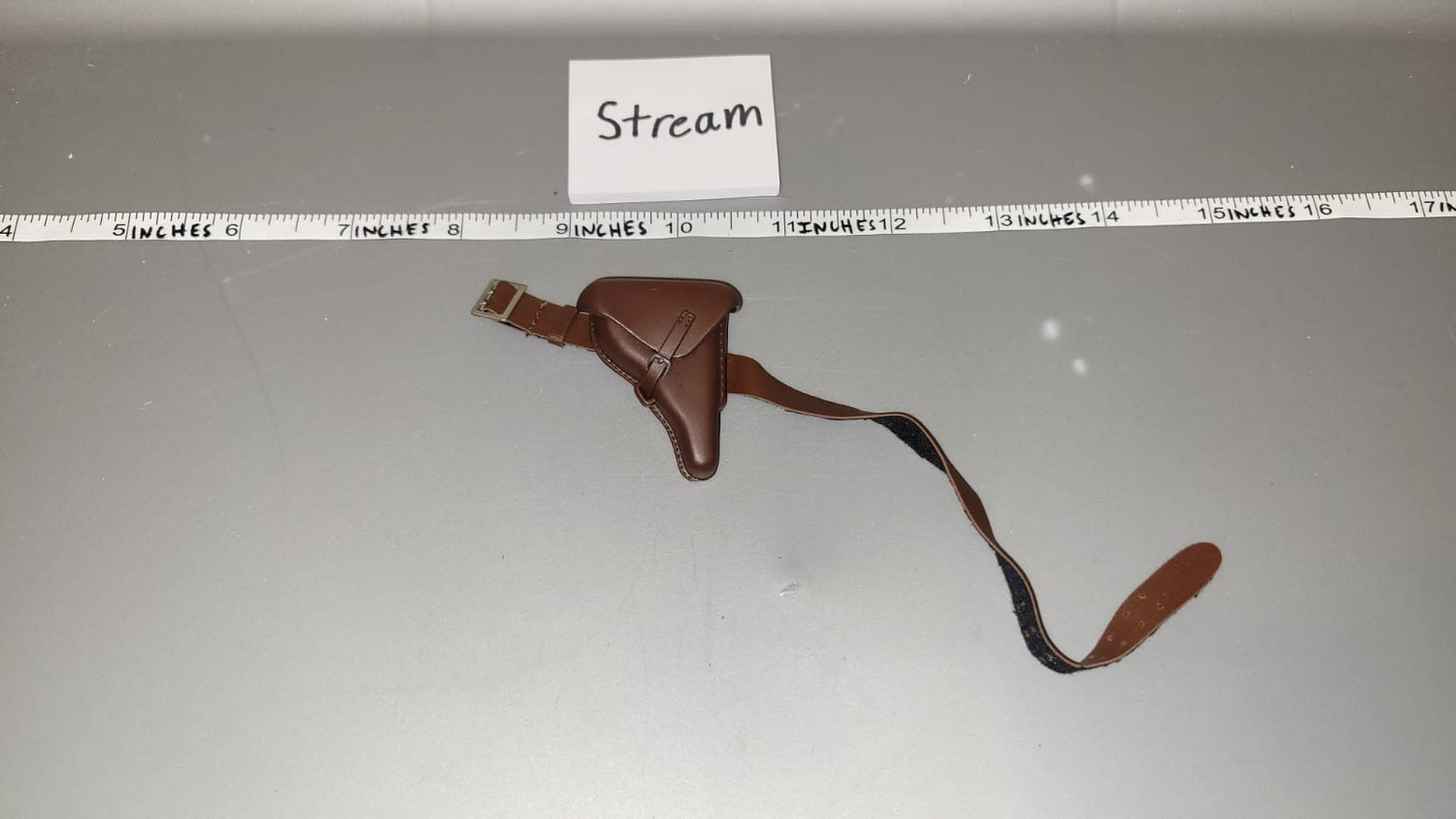 1/6 Scale WWII German Officer Belt Pistol and Holster