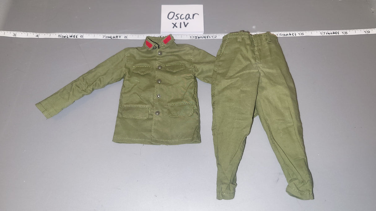 1:6 Korean War Chicom PLA Chinese Uniform - Vietnam NVA - Flagset