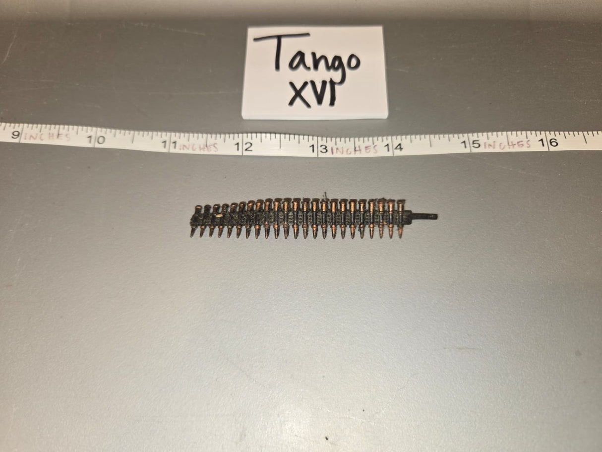 1/6 Scale WWII US .30 Caliber Machine Gun Ammunition Belt - Tango XVI