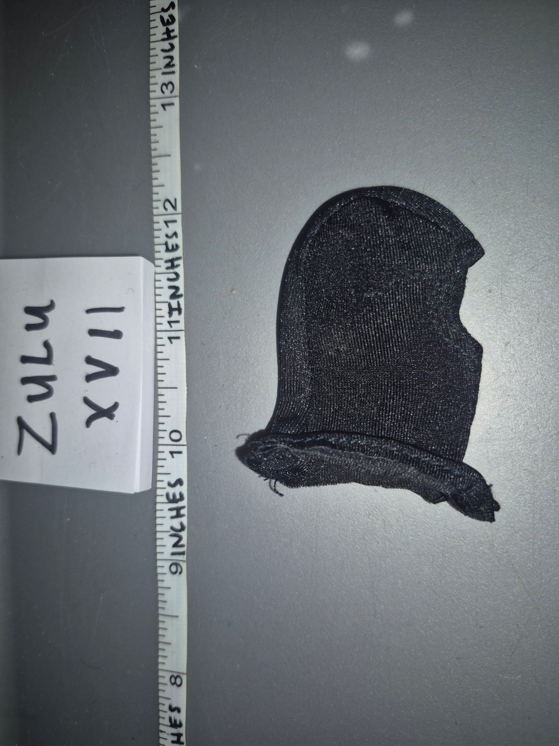 1/6 Scale Modern Era Black Balaclava - Zulu XVII