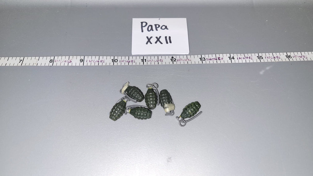 1/6 Scale WWII US Grenade Lot