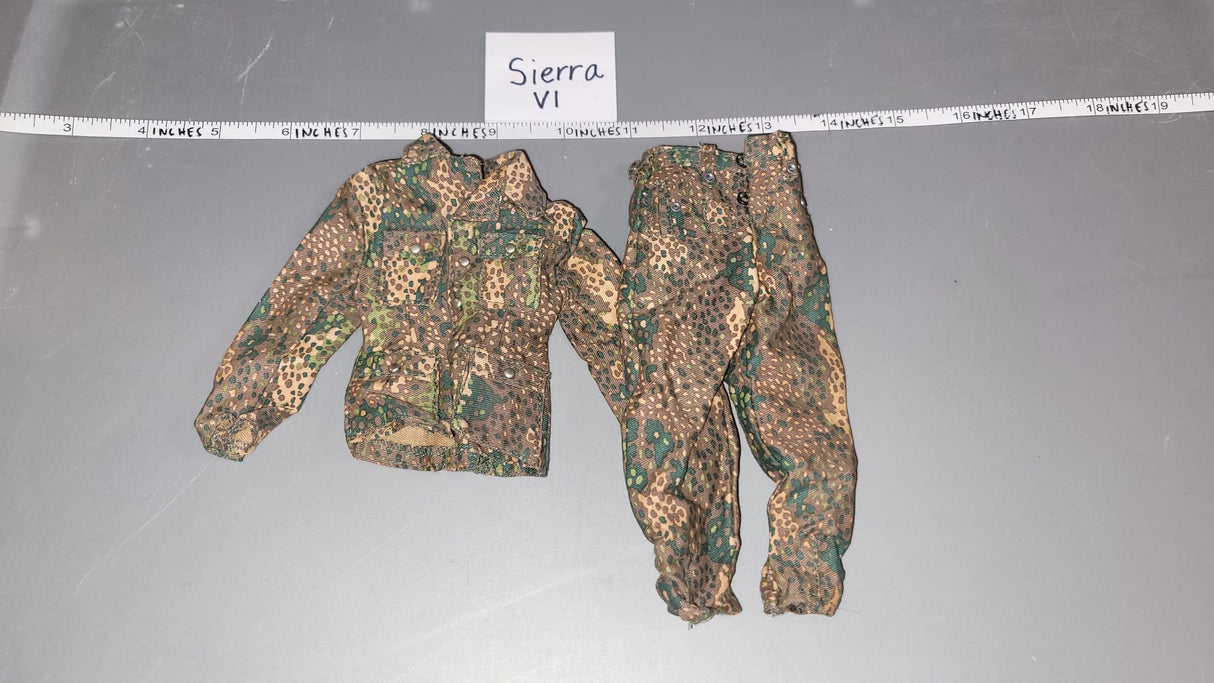 1/6 WWII German Pea Dot Uniform Tunic and Pants