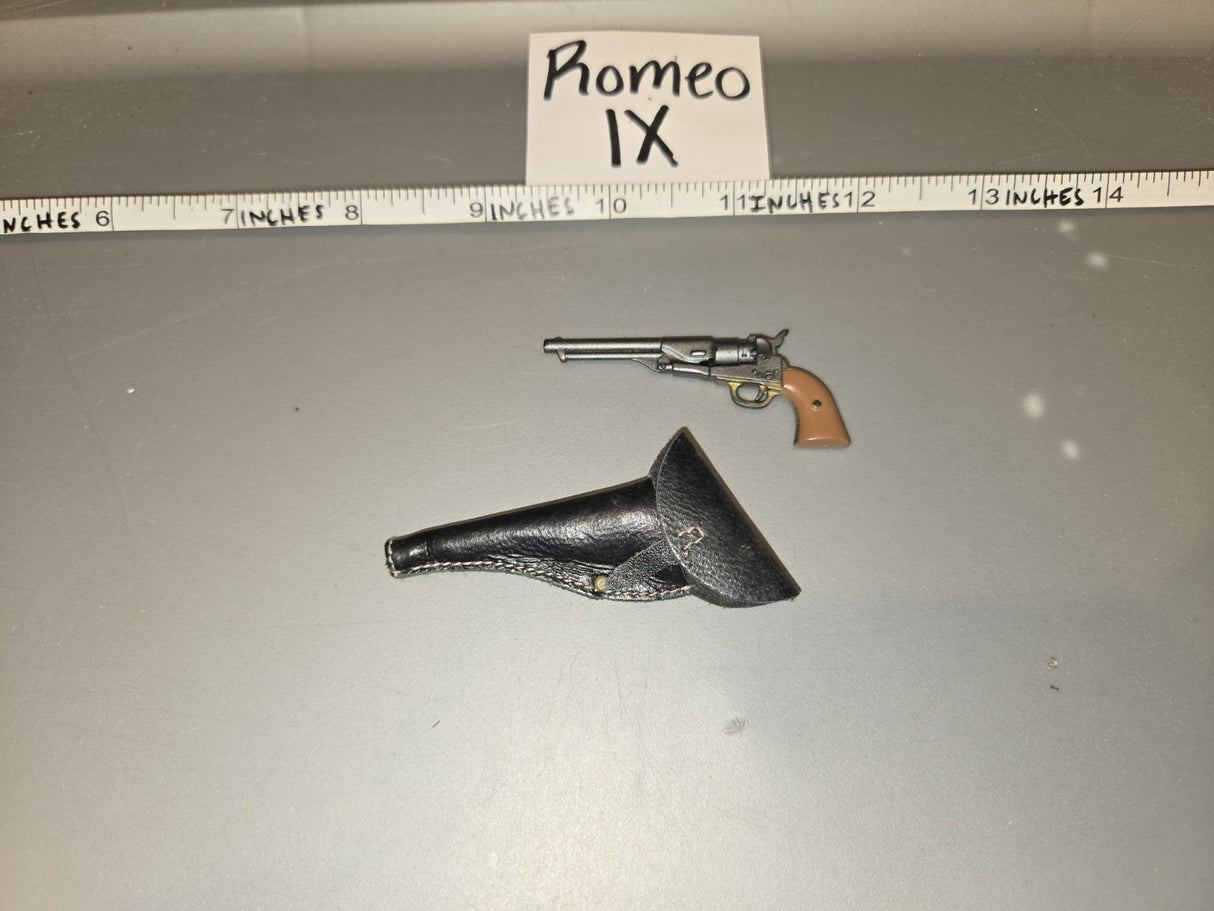 1/6 Scale WWII US Colt 1860 Army Revolver and Holster Set - Romeo IX