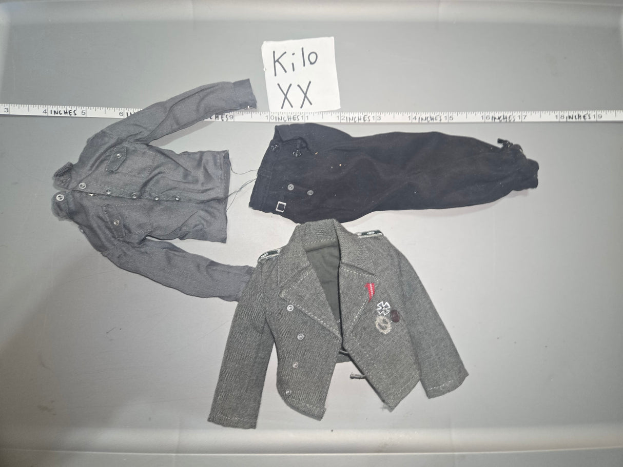 1/6 Scale WWII German Grey Tanker Uniform