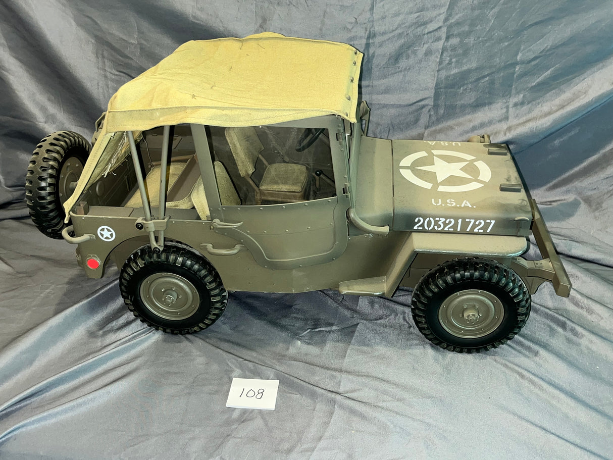 1/6 Scale WWII US Jeep - Ultimate Soldier - Weathered