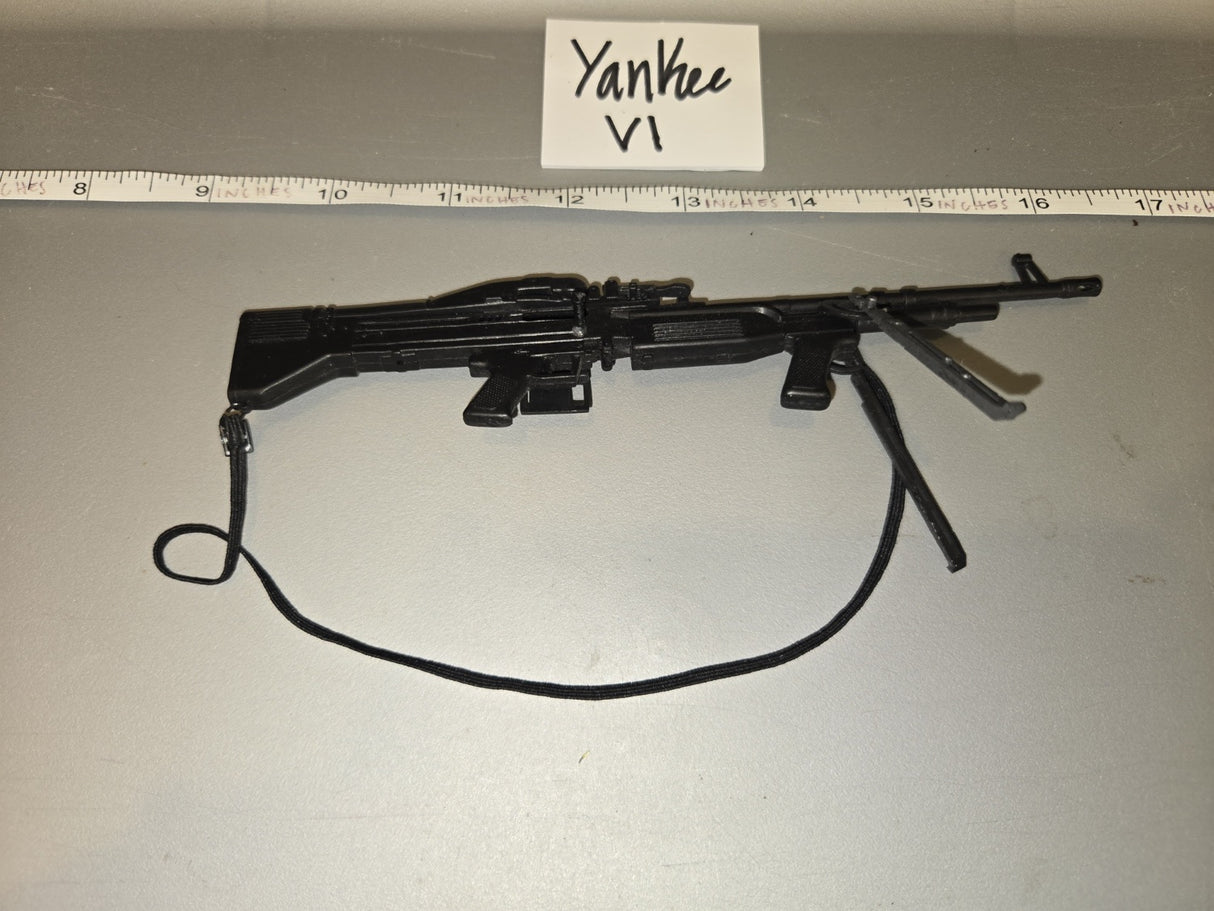 1/6 Scale Modern Era RPK Light Machine Gun with Bipod and Sling - Yankee V1