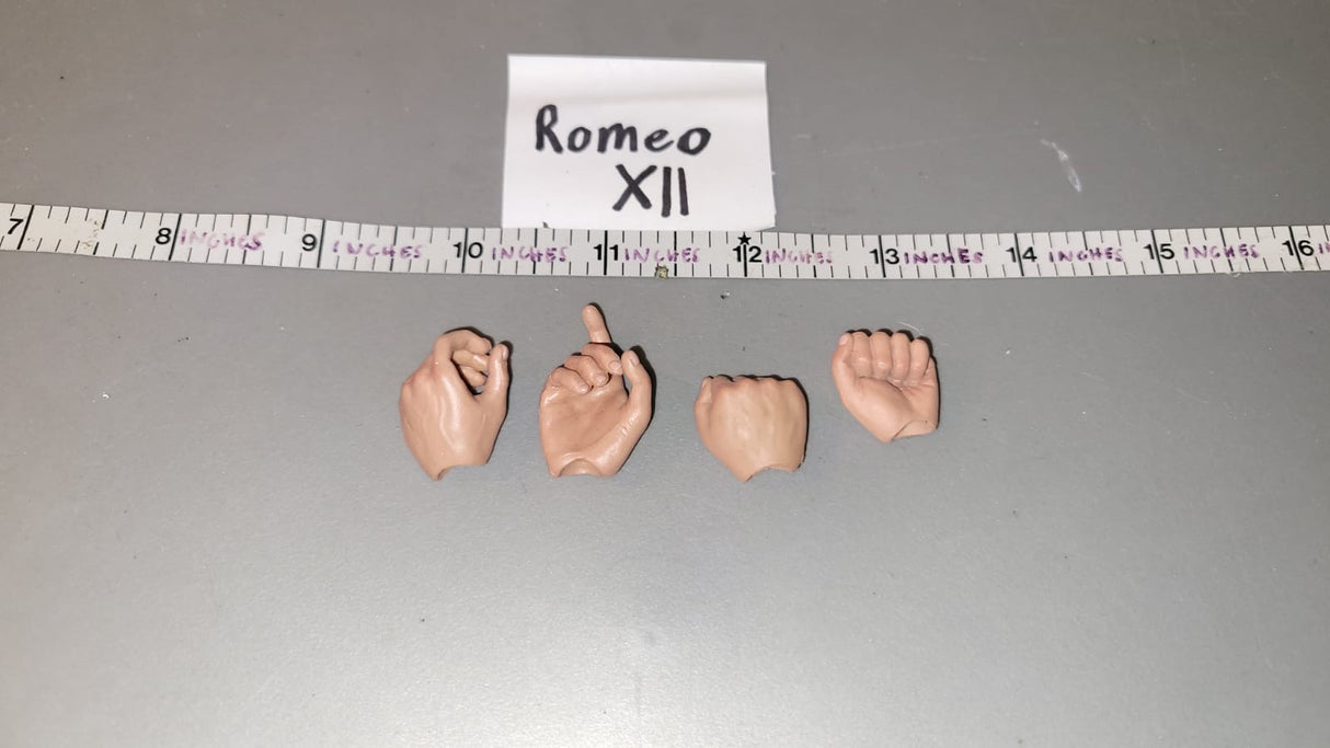 1/6 Scale Nude Figure Hand Lot - DID