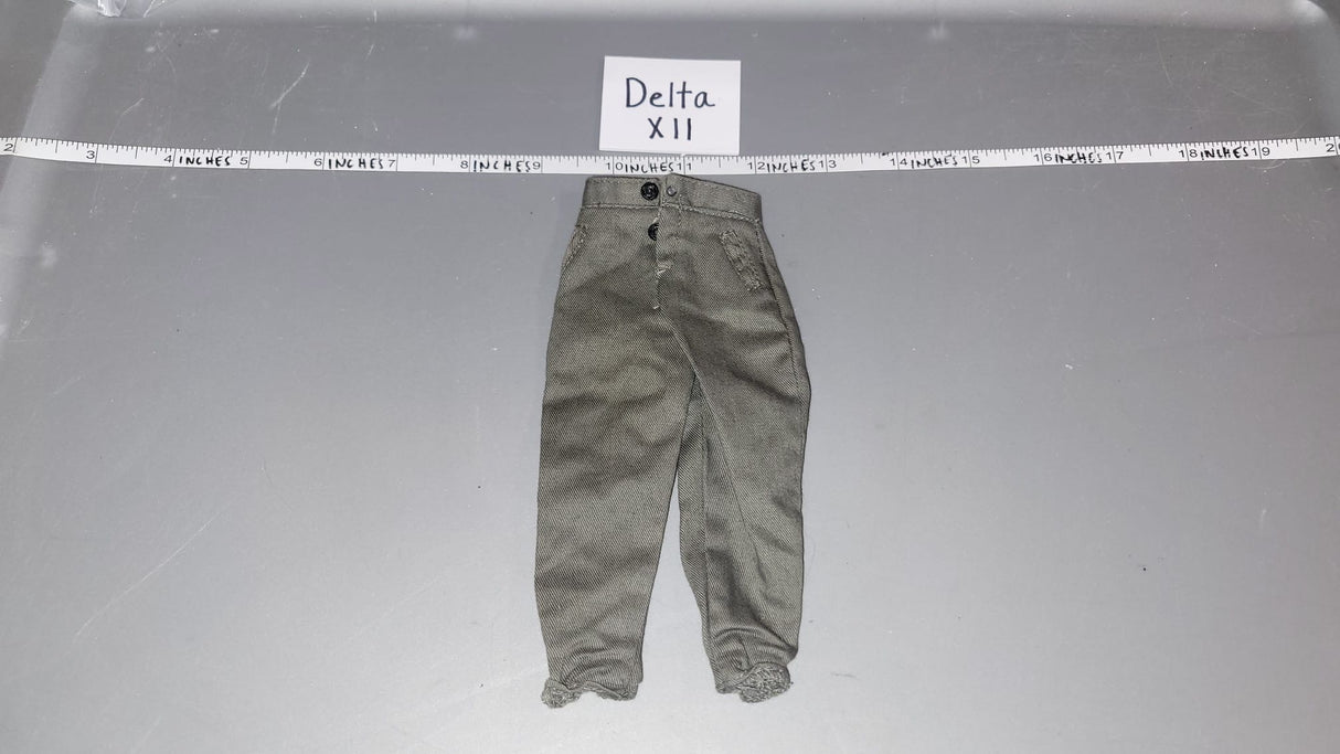 1/6 Scale WWII German Grey Pants