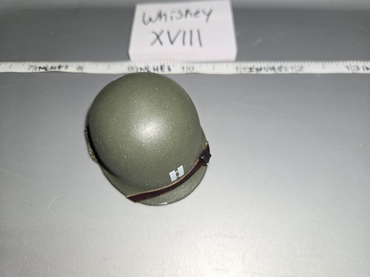 1:6 Scale WWII US Ranger Captain Helmet - Facepool
