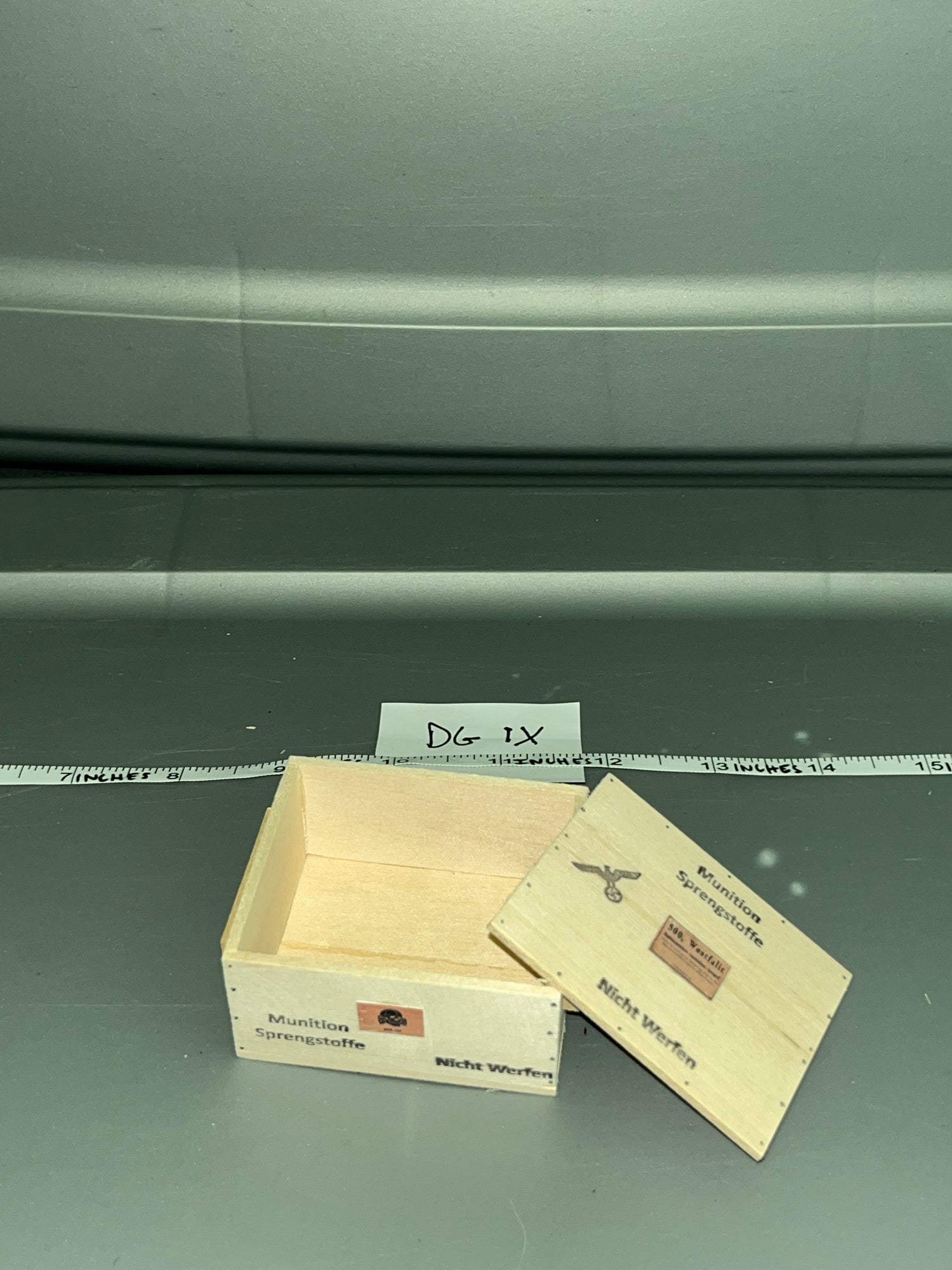 1/6 Scale WWII German Explosives Supply Crate - Dale Guyer