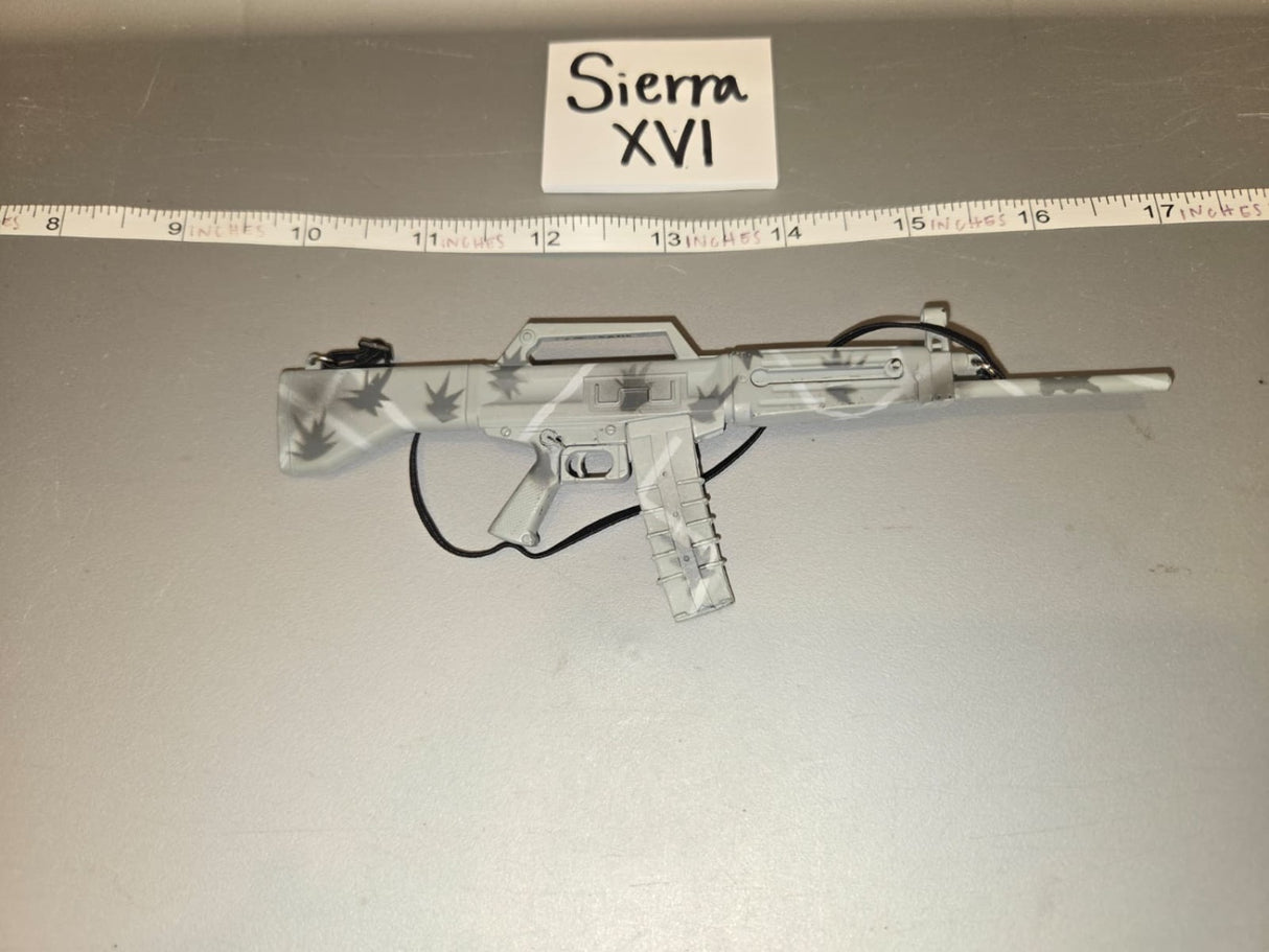 1/6 Scale Modern M4 Rifle Arctic Camo - Sierra XVI