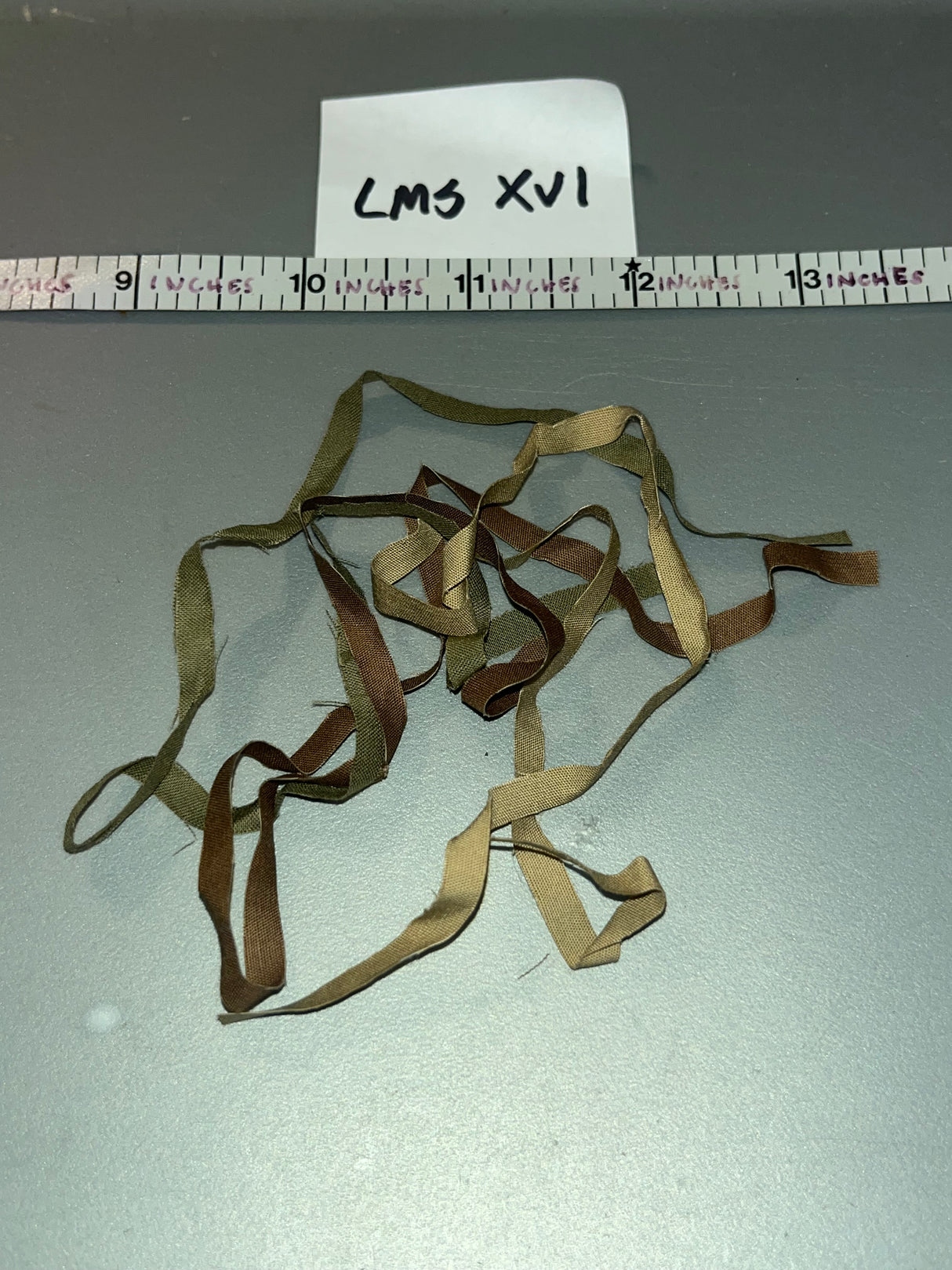 1:6 Scale WWII British Helmet Scrim - Ujindou Black Watch