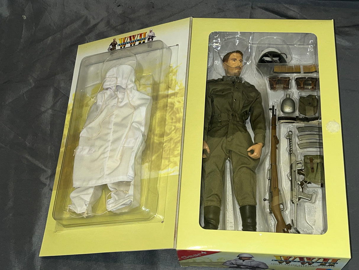 1/6 Scale WWII Russian Soviet Submachine Gunner Yuri Parlovich Popov - NIB Dragon -