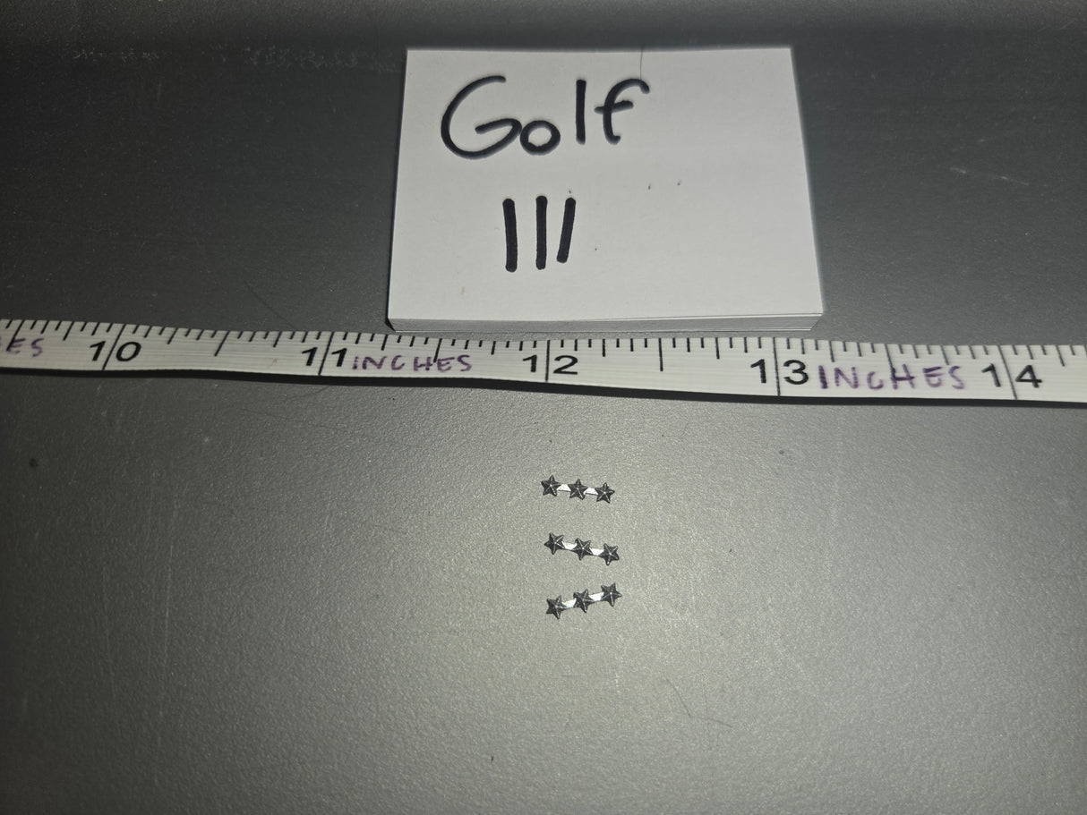 1:6 Scale WWII US General Star Insignia - Patton - DID