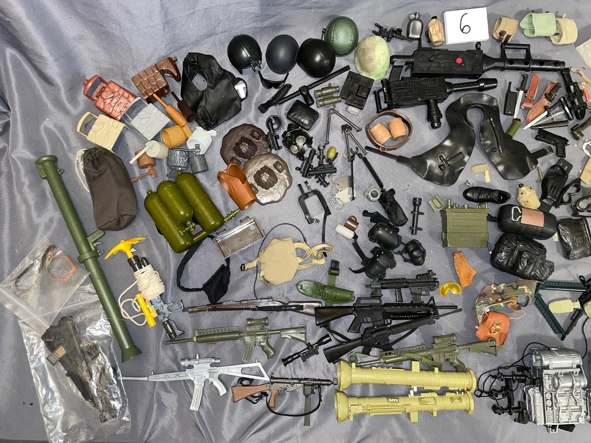 1/6 Scale Broken Parts Lot