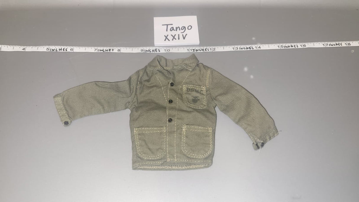 1/6 Scale WWII USMC Blouse Dungaree Shirt