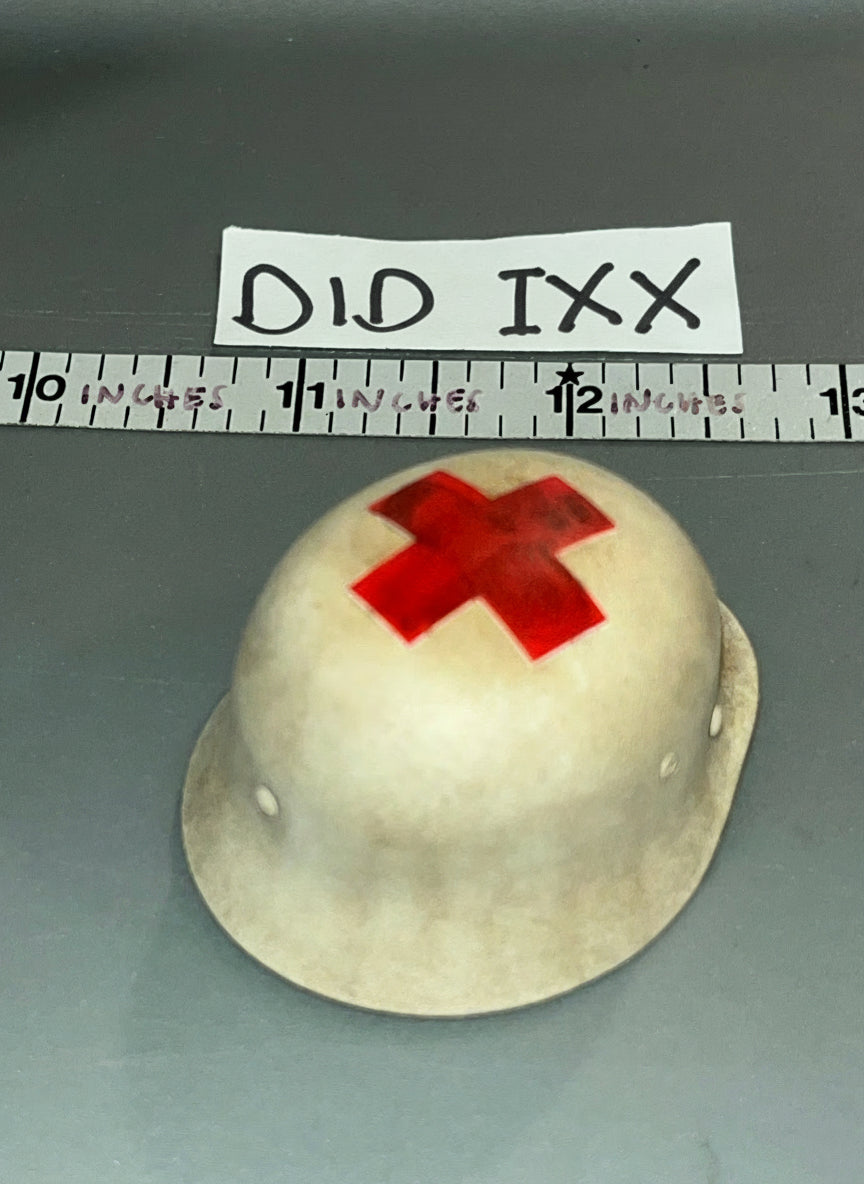 1/6 Scale WWII German Medic Helmet - DID Medic Groger