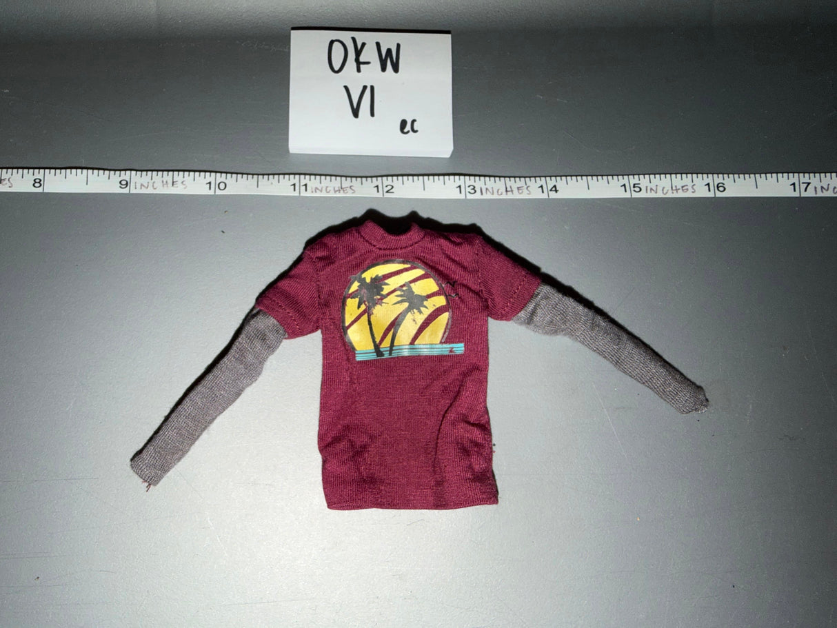 1:6 Scale Modern Civilian Female Teenager Shirt - Toys Era The Last Hope Daughter Ellie PE016