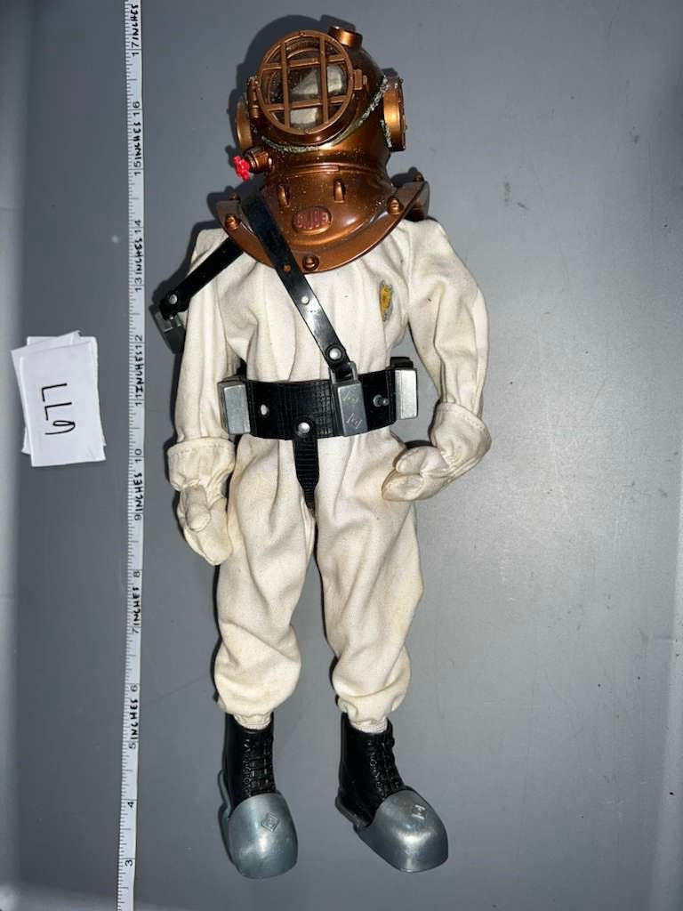 1:6 Scale Vintage Remake Navy Hard Hat Diver - Metal Helmet - GI Joe