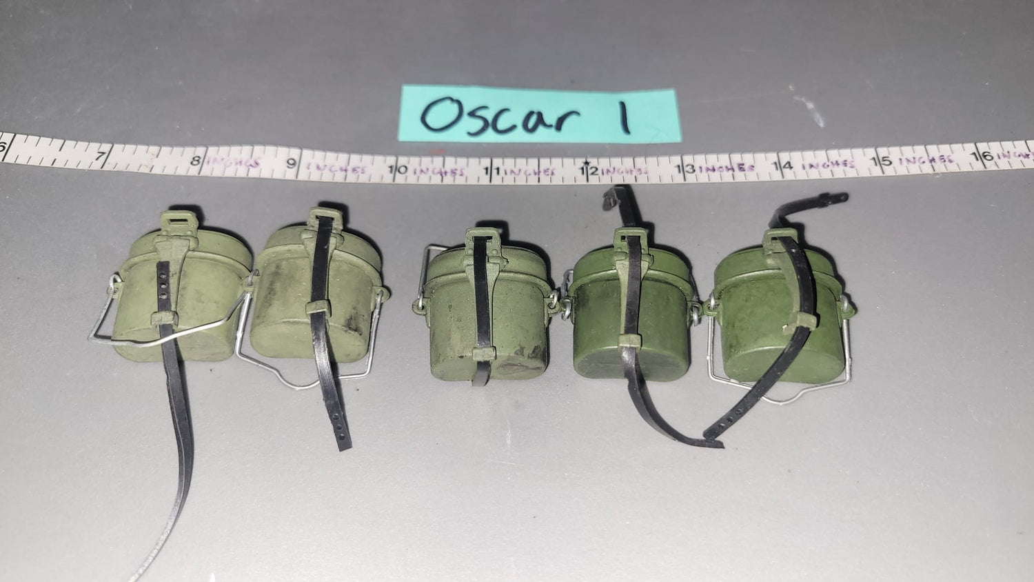 1/6 Scale WWII German Mess Kit Lot