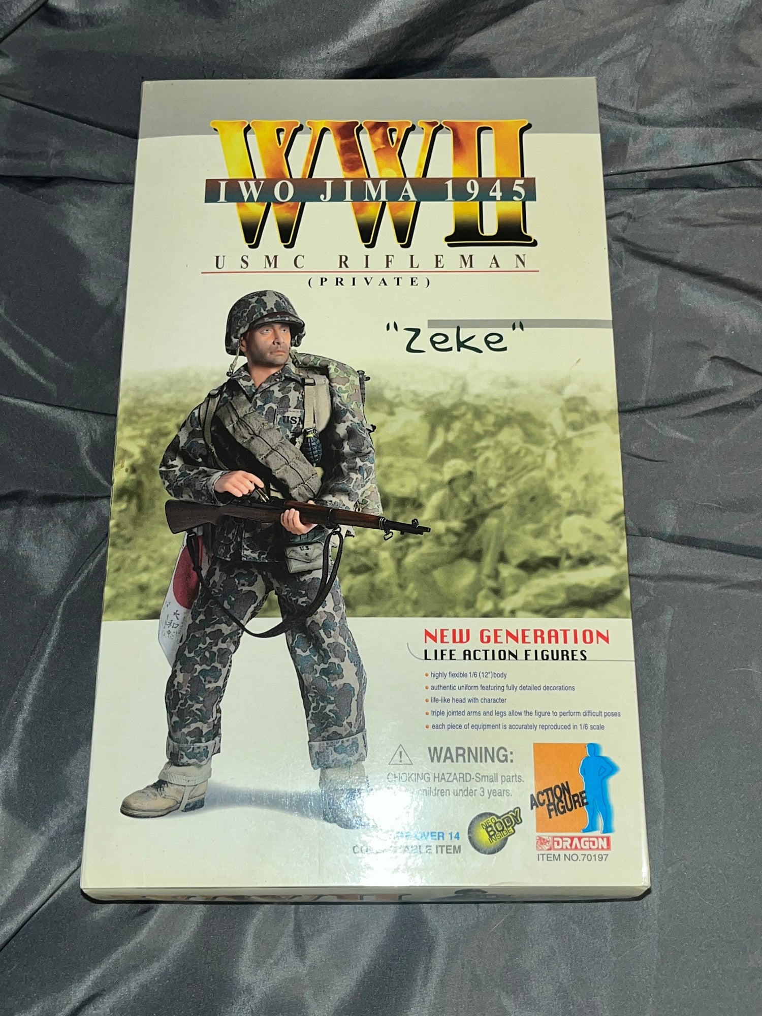 1/6 Scale WWII US USMC Marine Rifleman Zeke - NIB Dragon