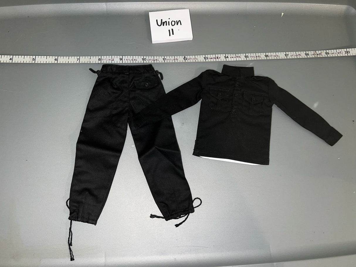 1/6 Scale WWII German Panzer Black Tanker Uniform