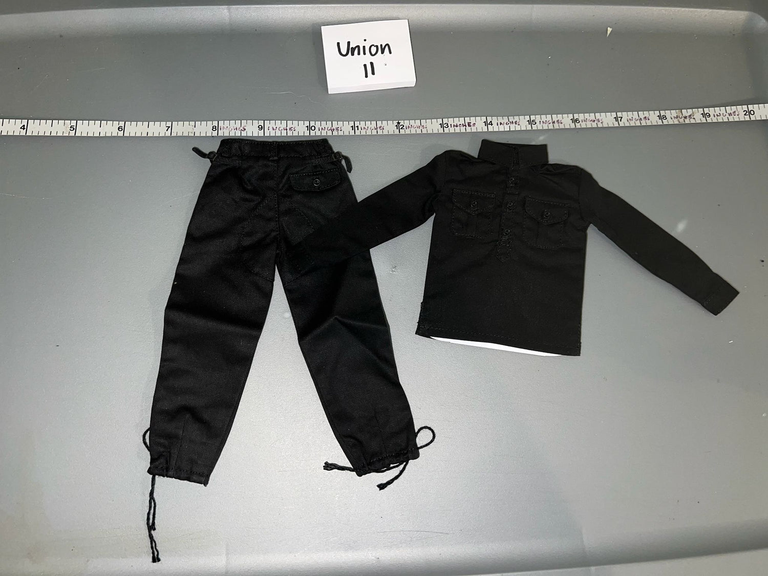 1/6 Scale WWII German Panzer Black Tanker Uniform