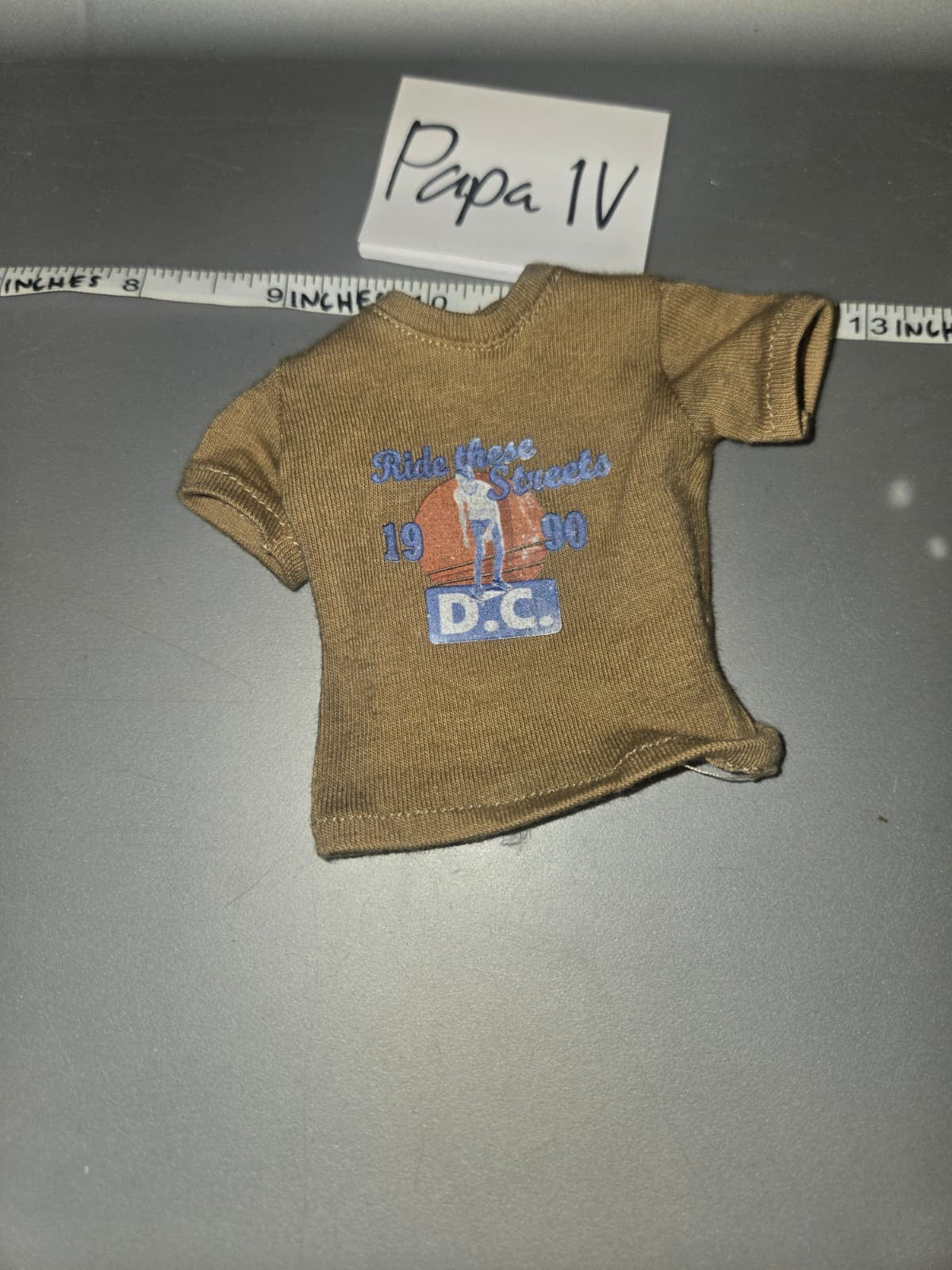 1:6 Scale Modern Era Brown T Shirt