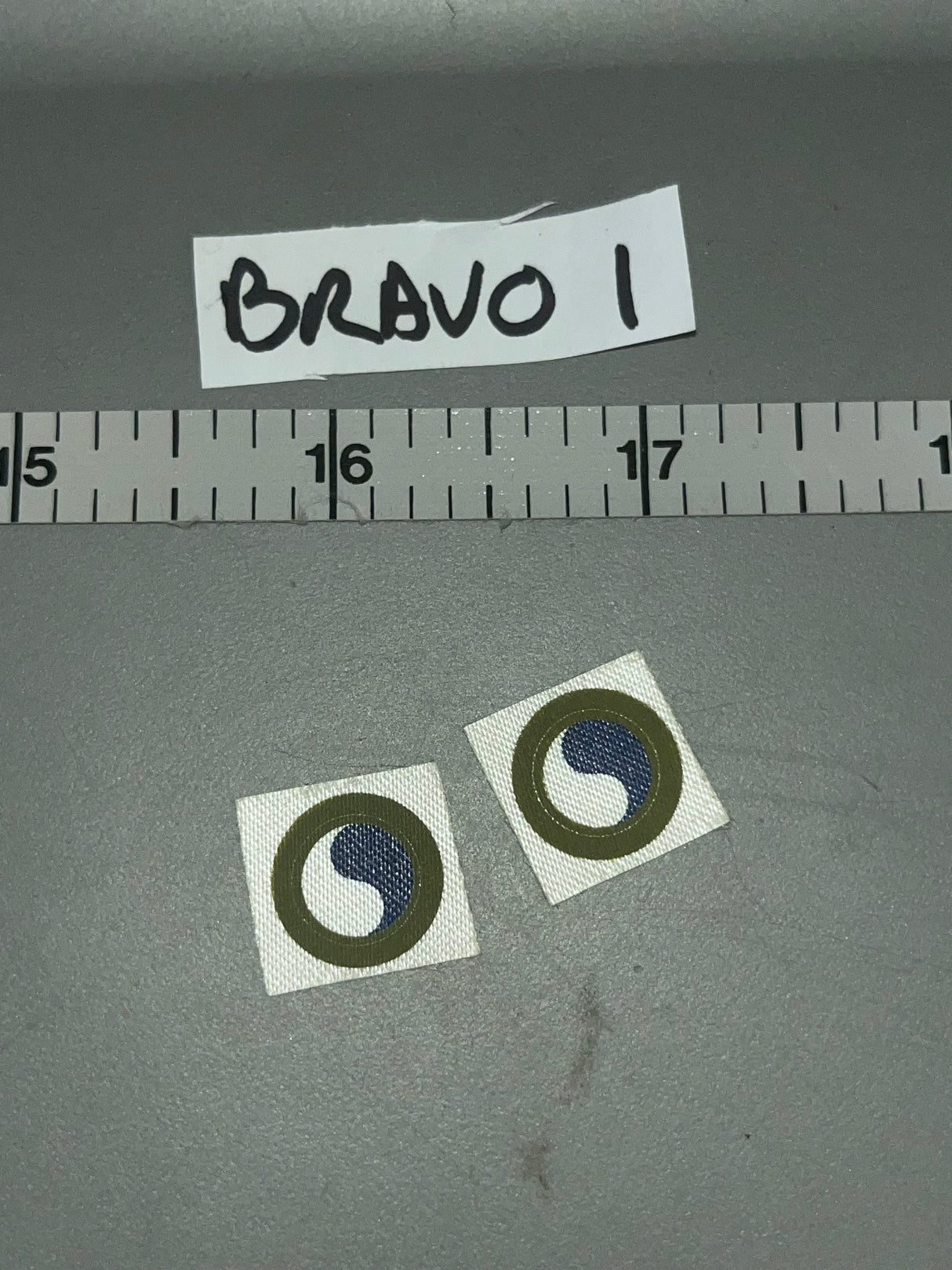 1:6 Scale WWII US 29th Division Patch Set