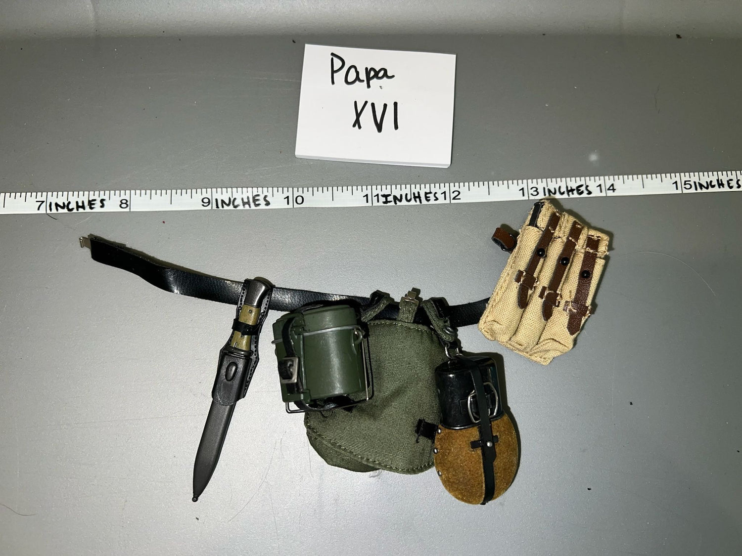 1/6 Scale WWII German Field Gear Lot