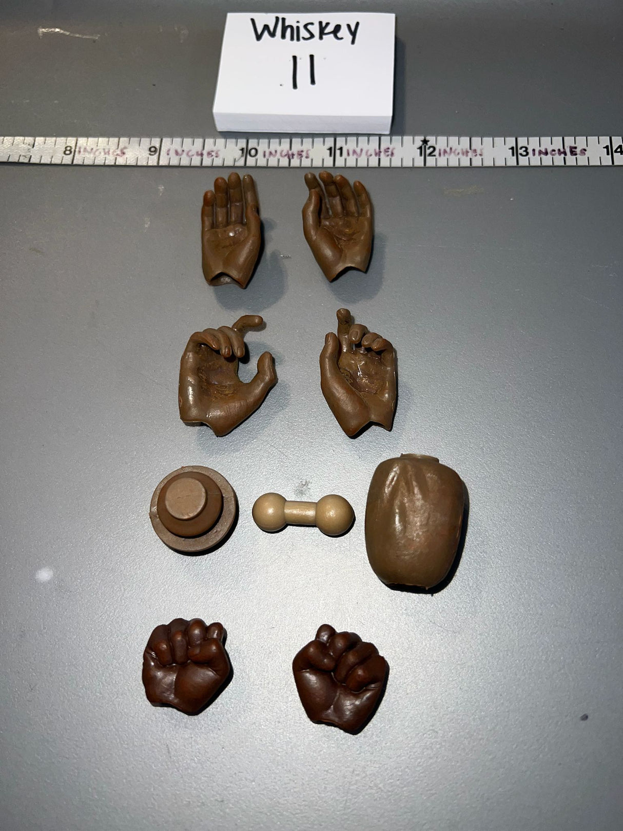 1/6 Scale Black Nude Figure Hand Lot - African American