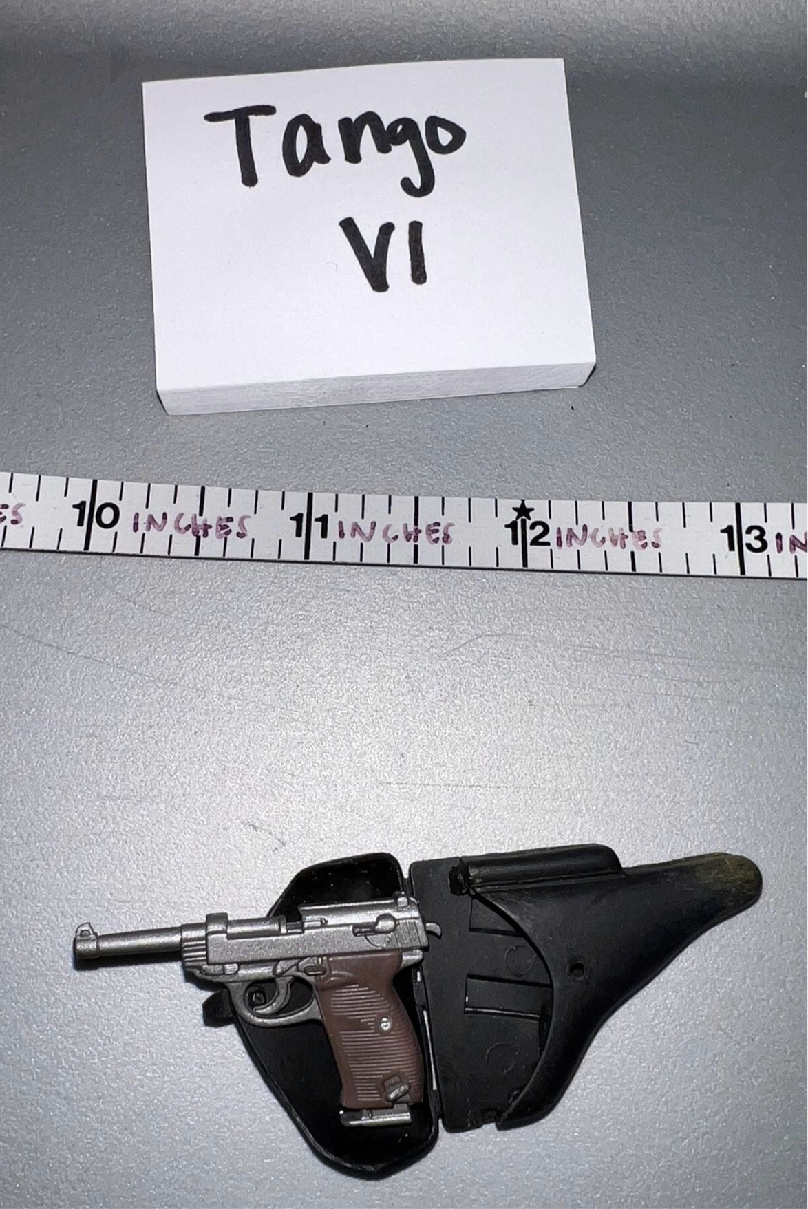 1/6 Scale WWII German Pistol and Holster