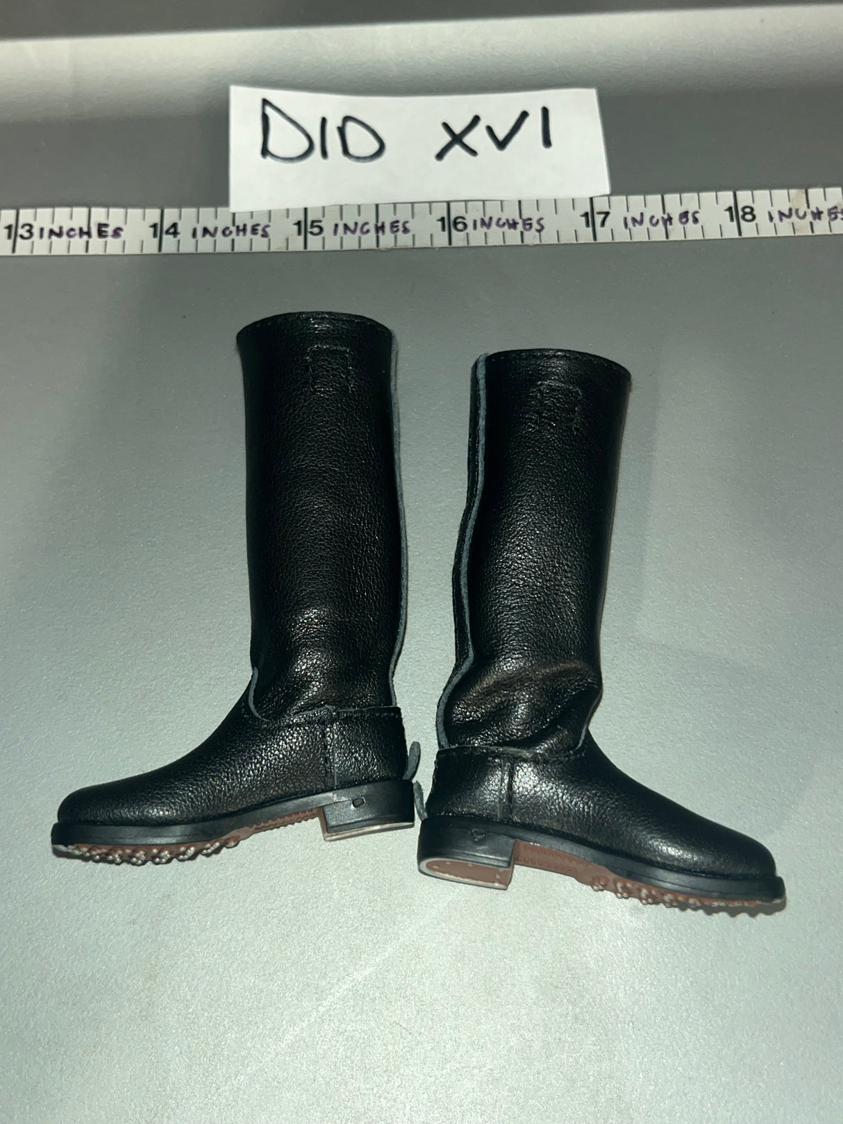 1/6 Scale WWII German Leather Officer Jack Boots - DID - Otto Skorzeny