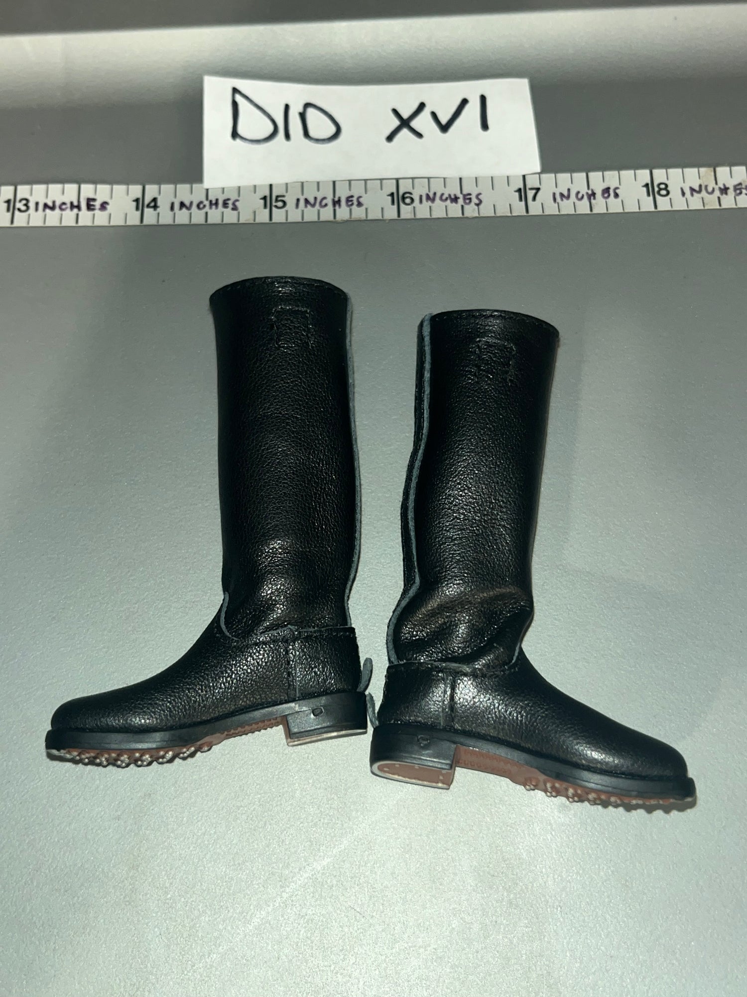 1/6 Scale WWII German Leather Officer Jack Boots - DID - Otto Skorzeny