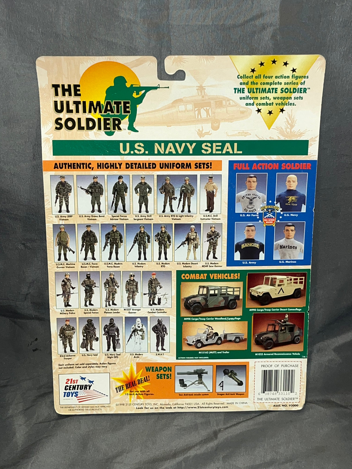1/6 Scale Ultimate Soldier U.S. Modern U.S. Navy Seal NIB Ultimate Soldier Uniform Set