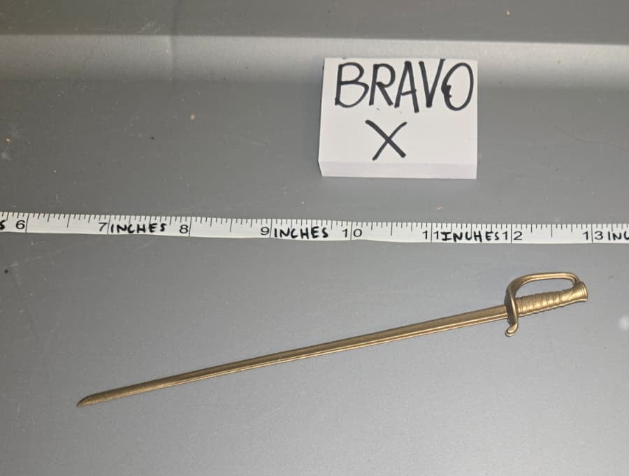 1:6 Scale Napoleonic Civil War Era Saber