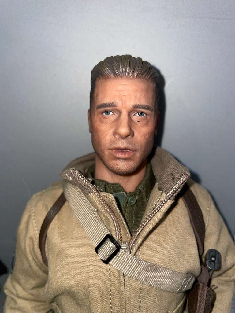 1:6 Scale WWII US Tanker Dressed Figure - Fury War Daddy - Facepool