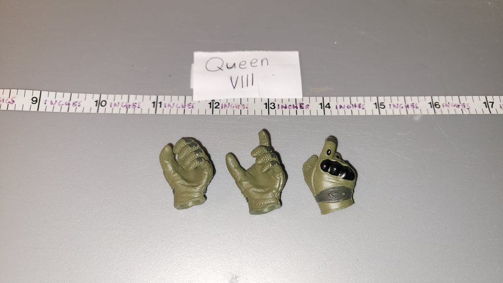1/6 Scale Modern Era Gloved Hands - Flagset Ukranian