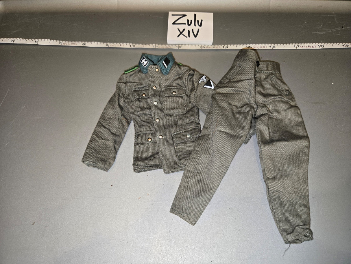 1/6 Scale WWII German Waffen Uniform Set - Zulu XIV