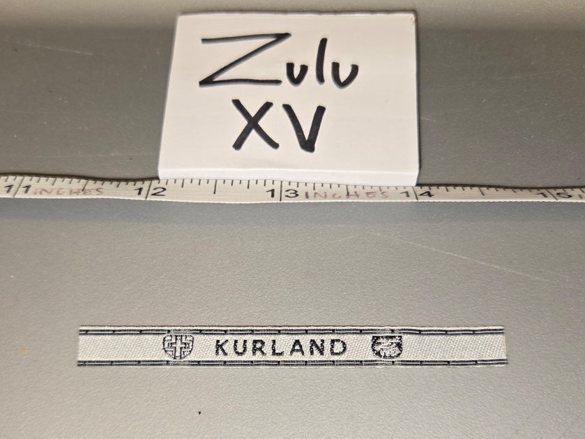 1/6 Scale WWII German Kurland Cuff Title