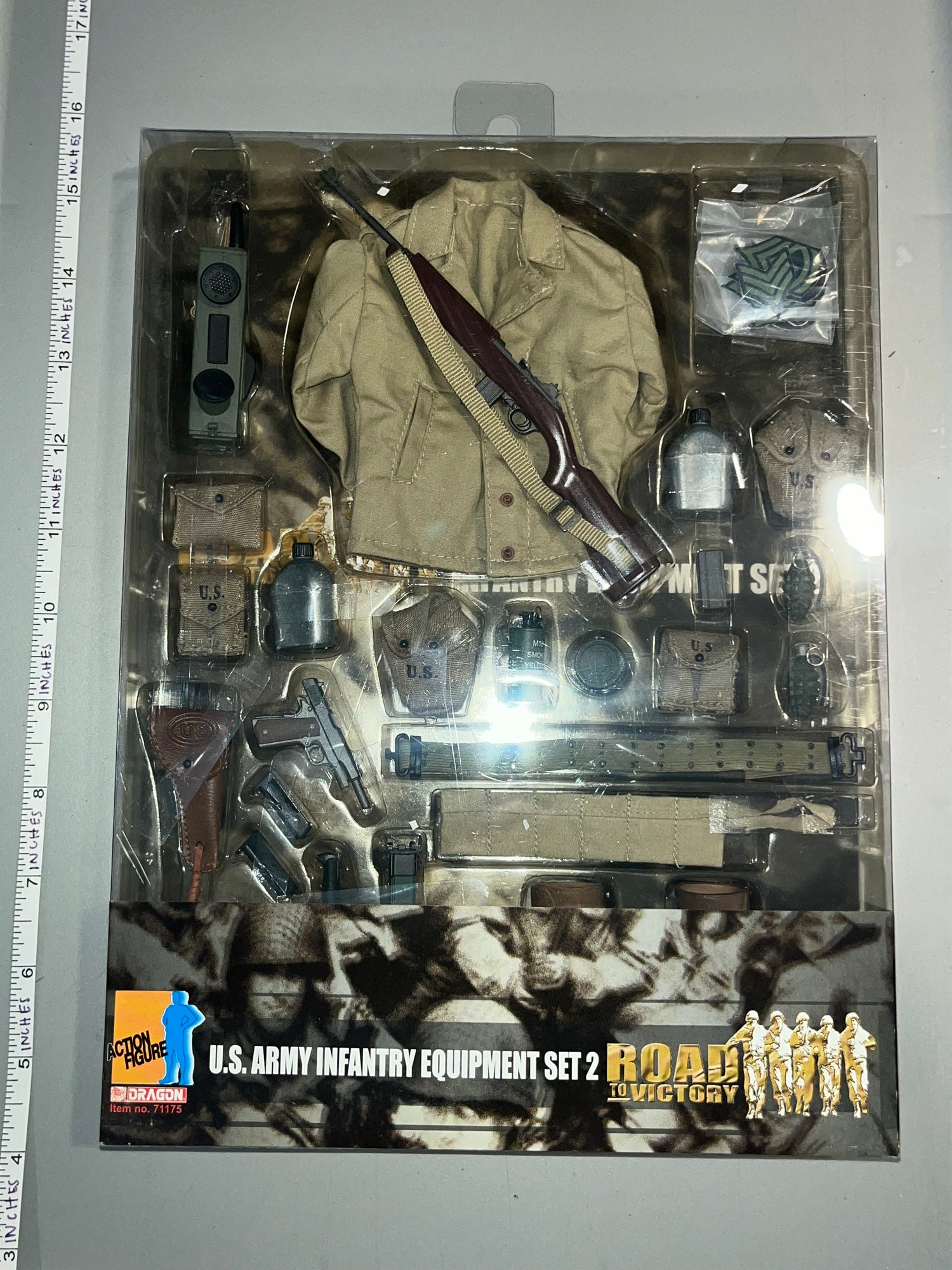 1/6 Scale WWII US Army Infantry Equipment Set 2- Road to Victory - NIB Dragon