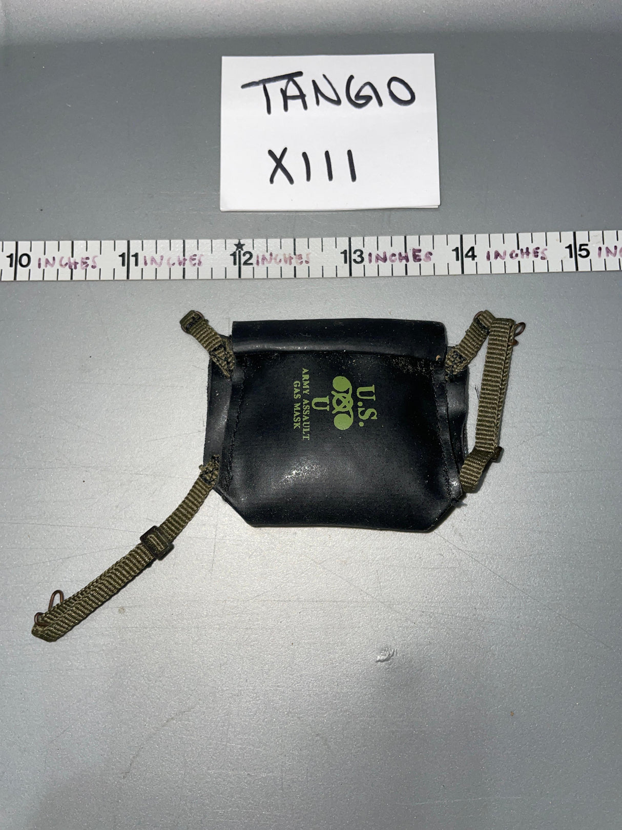 1:6 Scale WWII US Rubberized Gas Mask Bag