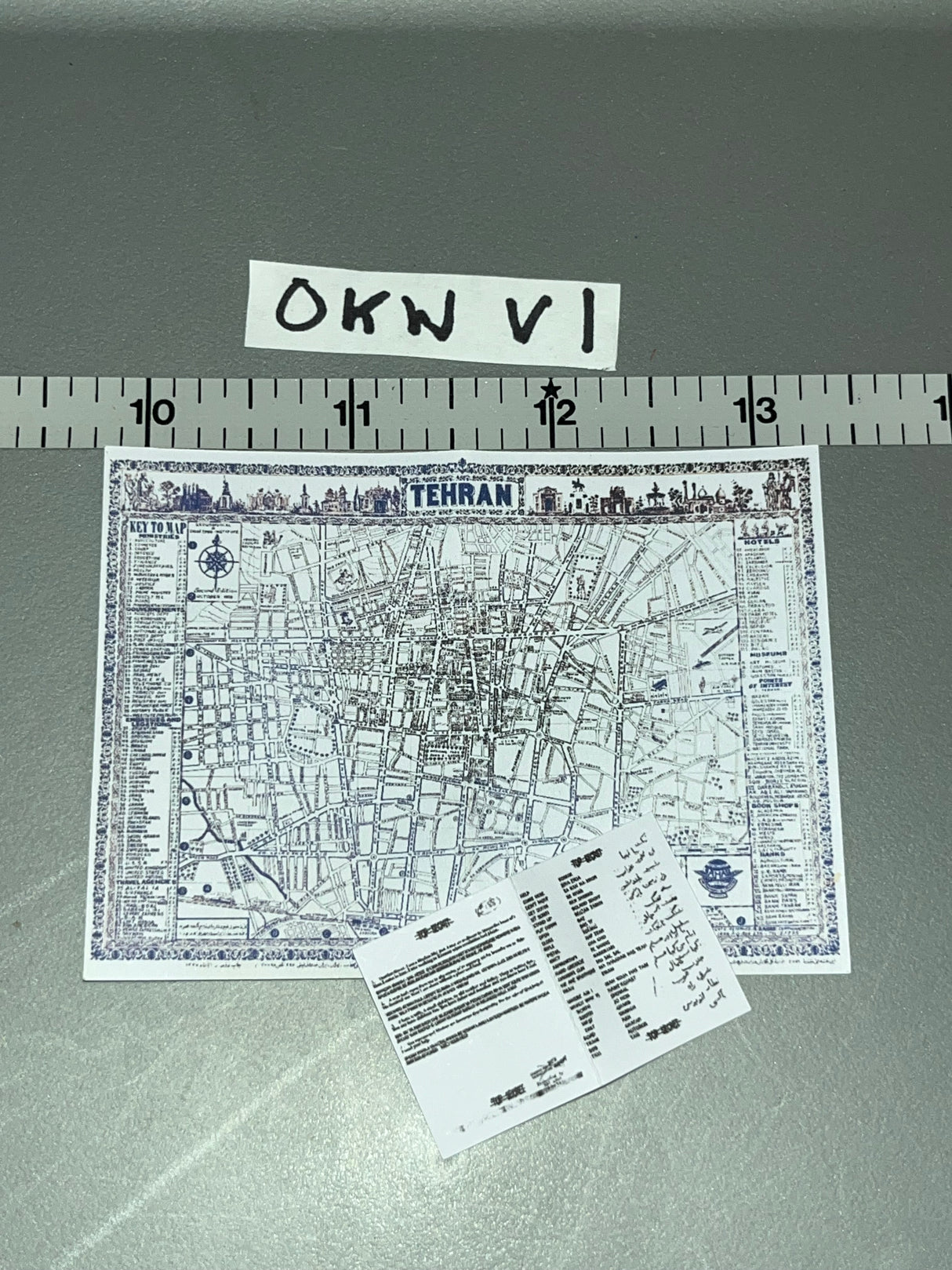 1/6 Scale Modern Iranian Map - UJINDOU 1980 Delta Force Eagle Claw