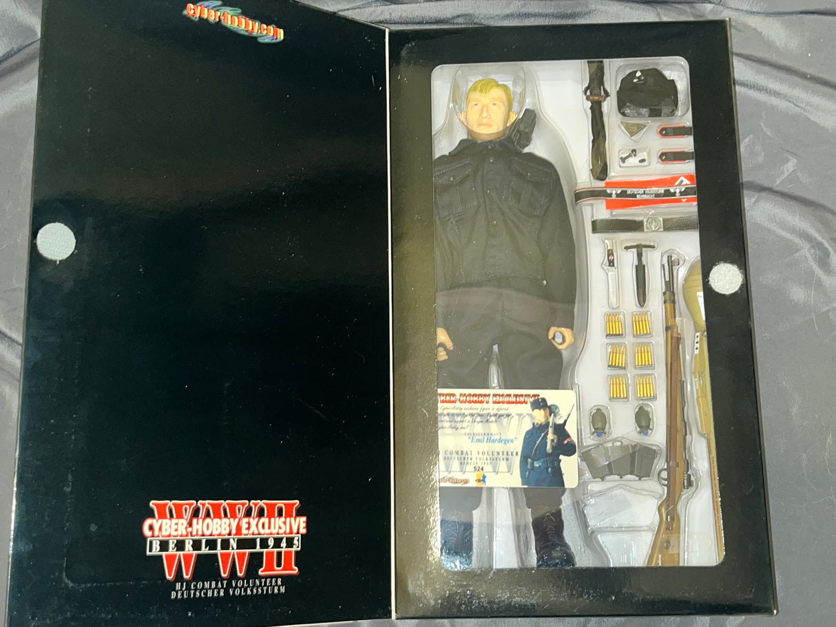 1/6 Scale WWII GERMAN HJ COMBAT VOLUNTEER DEUTSCHER VOLKSSTURM - Emil Hardegen NIB Dragon Cyber Hobby