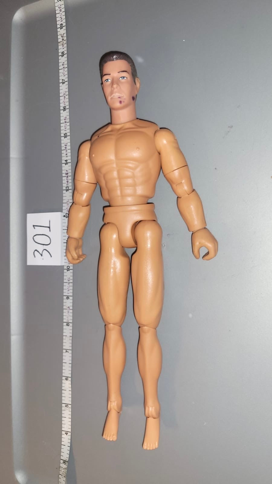 1/6 Scale Nude Power Team Figure