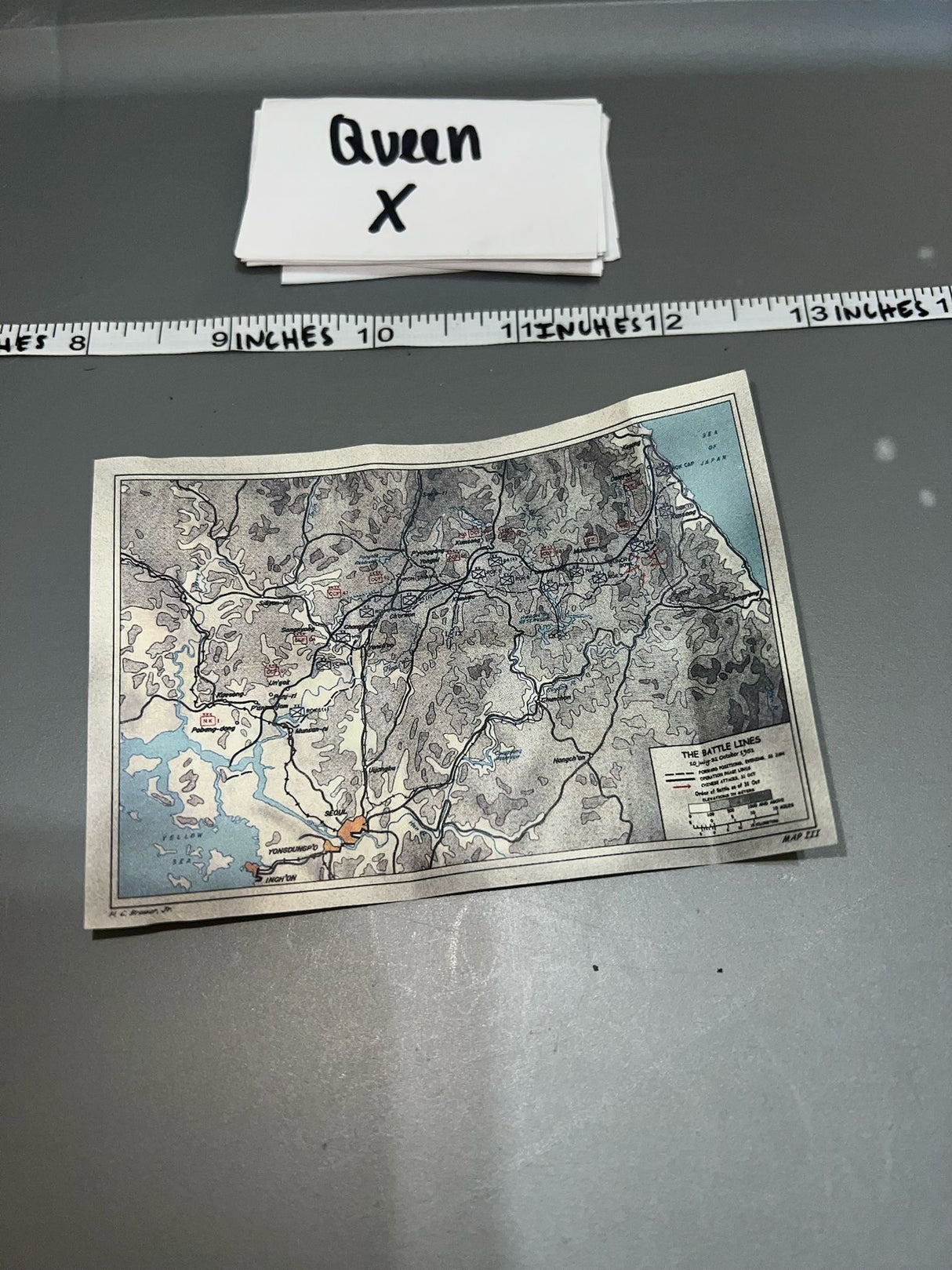 1:6 Scale WWII German Map